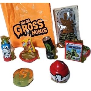 Zuru 5 Surprise Mini Brands Mega Gross Mini Series Rare Poopy Man Mine-Barf Coin